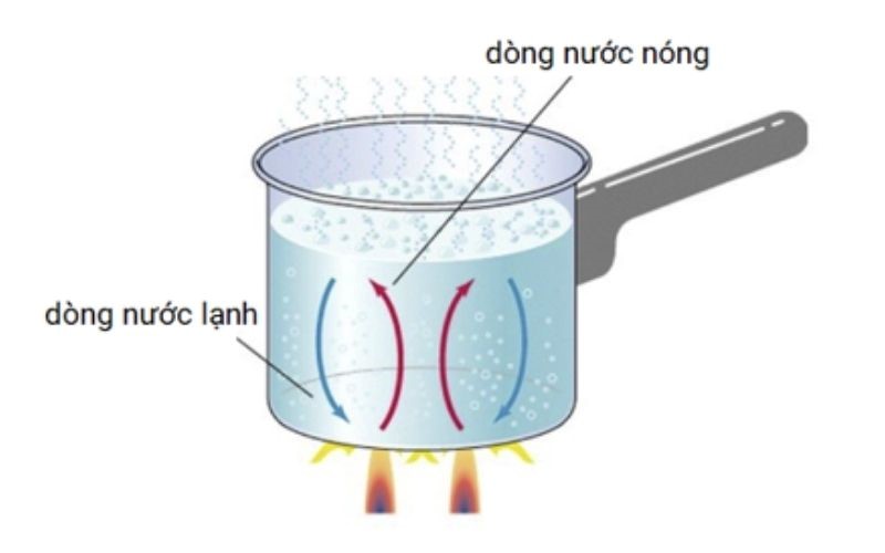 Đối lưu khi đun nước