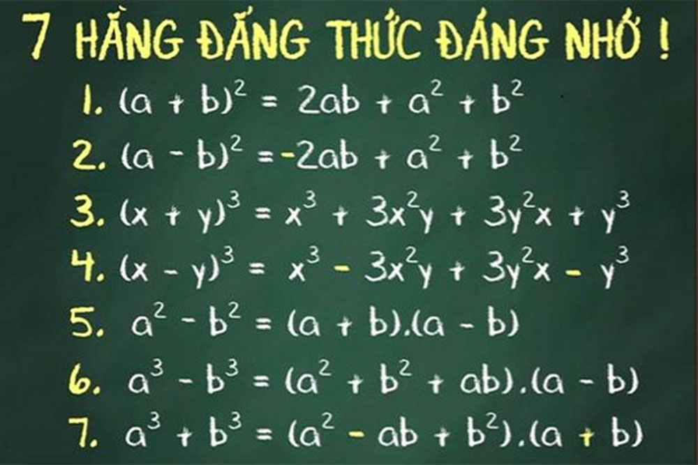Hạng tử và hằng đẳng thức