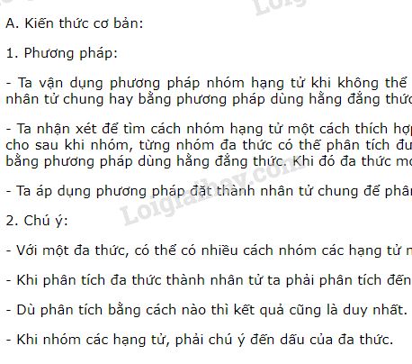 Nhóm hạng tử đồng dạng