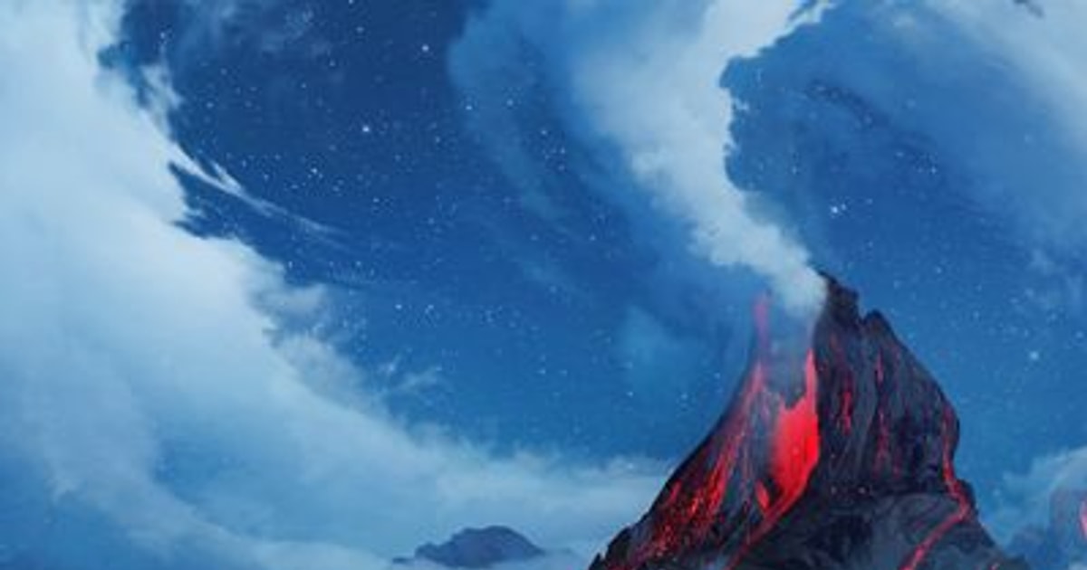 Núi lửa phun trào thủy ngân