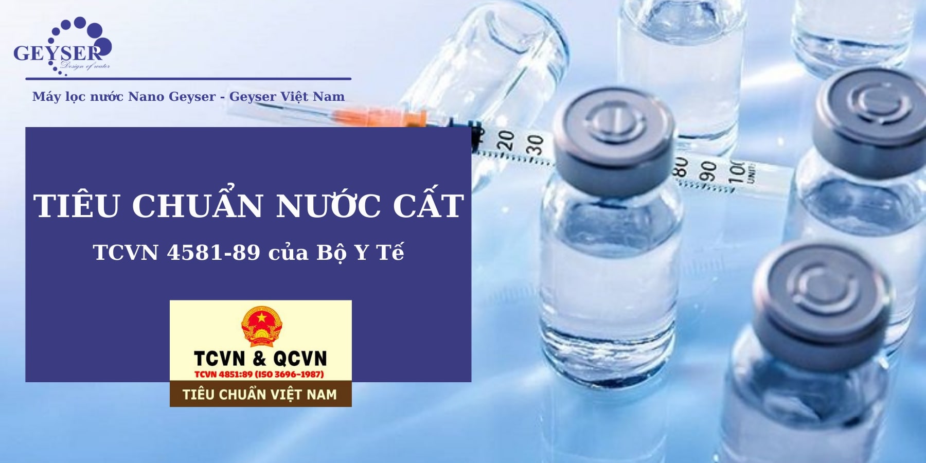 Tiêu chuẩn nước cất TCVN